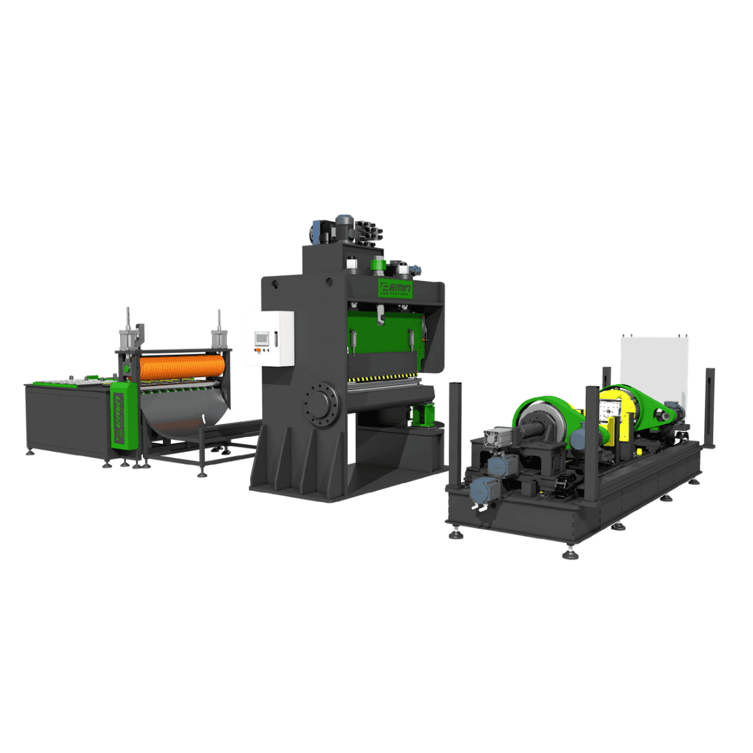 Sheet Metal Casing Line for Hot Water Buffer Vessels and Tanks